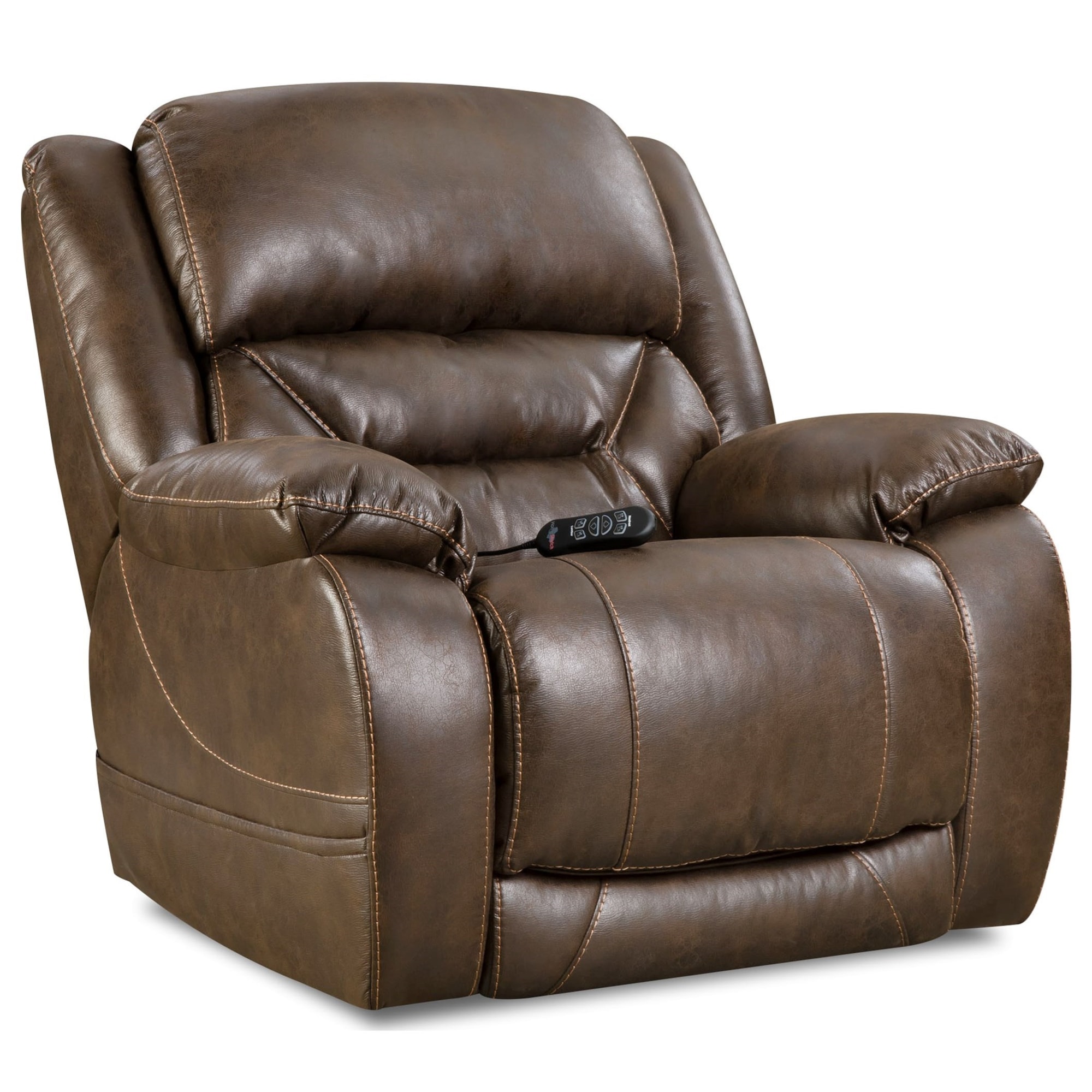 HomeStretch 158 LRMRCL15821 Casual Power Recliner with Power Headrest